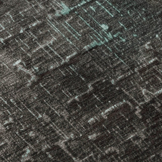 Piper Looms Mayfield Ombre AMF1066 Teal Machine Washable Area Rug Swatch Image