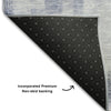 Piper Looms Mayfield Squares AMF1067 Denim Machine Washable Area Rug Backing Image