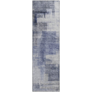 Piper Looms Mayfield Squares AMF1067 Denim Machine Washable Area Rug Runner Main Image