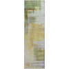 Piper Looms Mayfield Squares AMF1067 Green Machine Washable Area Rug Runner Main Image