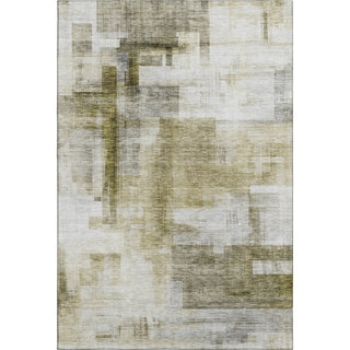 Piper Looms Mayfield Squares AMF1067 Taupe Machine Washable Area Rug main image