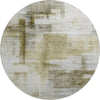 Piper Looms Mayfield Squares AMF1067 Taupe Machine Washable Area Rug Round Main Image