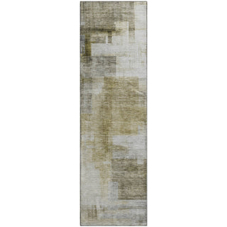 Piper Looms Mayfield Squares AMF1067 Taupe Machine Washable Area Rug Runner Main Image