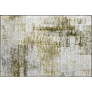 Piper Looms Mayfield Squares AMF1067 Taupe Machine Washable Area Rug Scatter Main Image