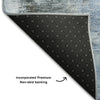 Piper Looms Mayfield Modern AMF1068 Blue Machine Washable Area Rug Backing Image