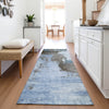 Piper Looms Mayfield Modern AMF1068 Blue Machine Washable Area Rug Runner Lifestyle Image Feature
