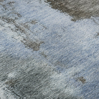 Piper Looms Mayfield Modern AMF1068 Blue Machine Washable Area Rug Swatch Image