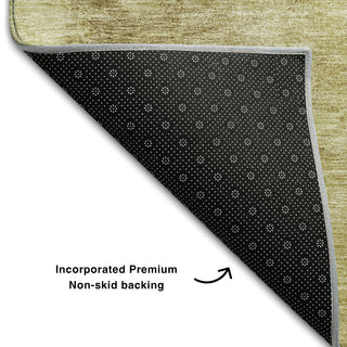 Piper Looms Mayfield Modern AMF1068 Brown Machine Washable Area Rug Backing Image