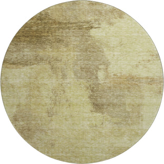 Piper Looms Mayfield Modern AMF1068 Brown Machine Washable Area Rug Round Main Image
