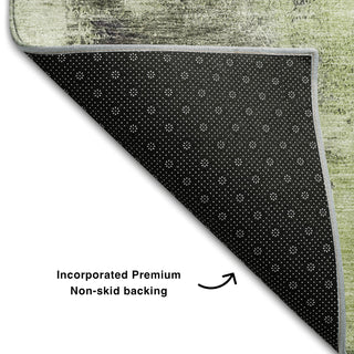 Piper Looms Mayfield Modern AMF1068 Fern Machine Washable Area Rug Backing Image