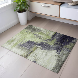 Piper Looms Mayfield Modern AMF1068 Fern Machine Washable Area Rug Scatter Lifestyle Image Feature