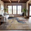 Piper Looms Mayfield Modern AMF1068 Gold Machine Washable Area Rug Lifestyle Image Feature