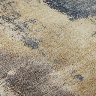 Piper Looms Mayfield Modern AMF1068 Gold Machine Washable Area Rug Swatch Image