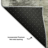 Piper Looms Mayfield Modern AMF1068 Gray Machine Washable Area Rug Backing Image