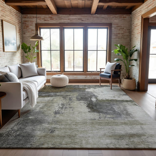 Piper Looms Mayfield Modern AMF1068 Gray Machine Washable Area Rug Lifestyle Image Feature