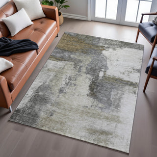 Piper Looms Mayfield Modern AMF1068 Gray Machine Washable Area Rug Lifestyle Image Feature