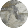 Piper Looms Mayfield Modern AMF1068 Gray Machine Washable Area Rug Round Main Image
