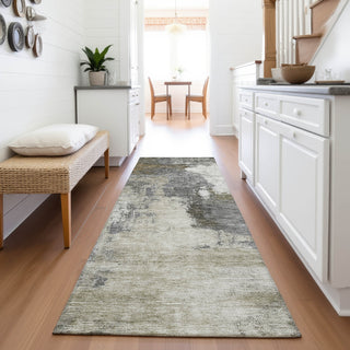 Piper Looms Mayfield Modern AMF1068 Gray Machine Washable Area Rug Runner Lifestyle Image Feature