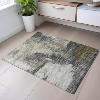Piper Looms Mayfield Modern AMF1068 Gray Machine Washable Area Rug Scatter Lifestyle Image Feature