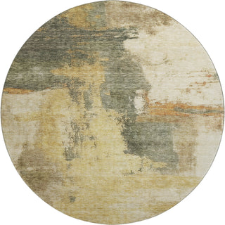 Piper Looms Mayfield Modern AMF1068 Sage Machine Washable Area Rug Round Main Image
