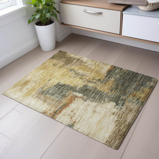 Piper Looms Mayfield Modern AMF1068 Sage Machine Washable Area Rug Scatter Lifestyle Image Feature