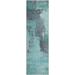 Piper Looms Mayfield Modern AMF1068 Teal Machine Washable Area Rug Runner Main Image