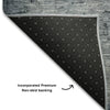 Piper Looms Mayfield Modern AMF1069 Blue Machine Washable Area Rug Backing Image