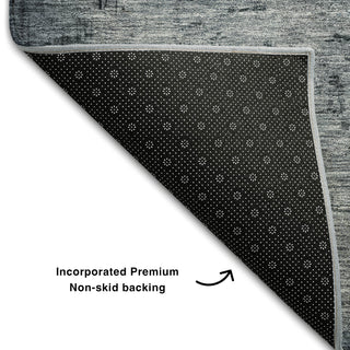 Piper Looms Mayfield Modern AMF1069 Blue Machine Washable Area Rug Backing Image