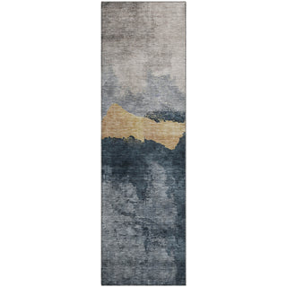 Piper Looms Mayfield Modern AMF1069 Blue Machine Washable Area Rug Runner Main Image