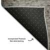 Piper Looms Mayfield Modern AMF1069 Chocolate Machine Washable Area Rug Backing Image