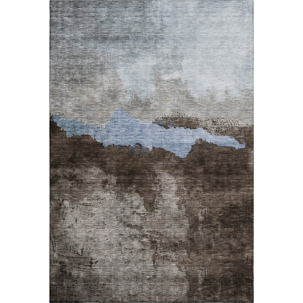 Piper Looms Mayfield Modern AMF1069 Chocolate Machine Washable Area Rug main image