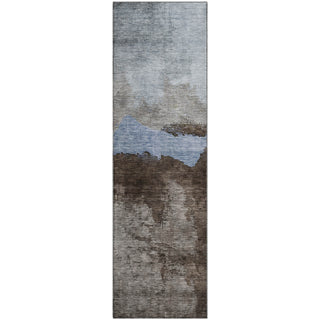 Piper Looms Mayfield Modern AMF1069 Chocolate Machine Washable Area Rug Runner Main Image