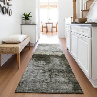 Piper Looms Mayfield Modern AMF1069 Taupe Machine Washable Area Rug Runner Lifestyle Image Feature