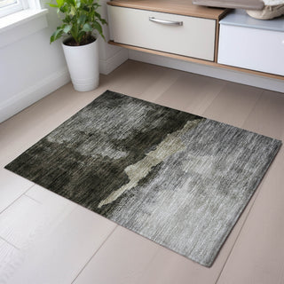 Piper Looms Mayfield Modern AMF1069 Taupe Machine Washable Area Rug Scatter Lifestyle Image Feature
