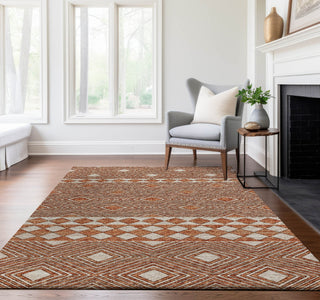 Piper Looms Mayfield Cultural Diamond AMF107 Canyon Machine Washable Area Rug Lifestyle Image Feature