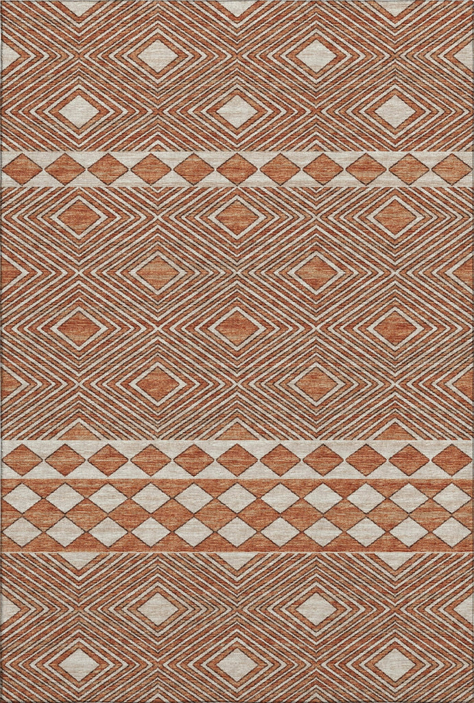 Piper Looms Mayfield Cultural Diamond AMF107 Canyon Machine Washable Area Rug main image