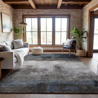 Piper Looms Mayfield Modern AMF1070 Gray Machine Washable Area Rug Lifestyle Image Feature