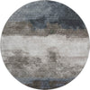 Piper Looms Mayfield Modern AMF1070 Gray Machine Washable Area Rug Round Main Image