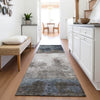 Piper Looms Mayfield Modern AMF1070 Gray Machine Washable Area Rug Runner Lifestyle Image Feature