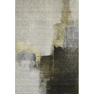 Piper Looms Mayfield Abstract AMF1071 Khaki Machine Washable Area Rug main image