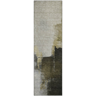 Piper Looms Mayfield Abstract AMF1071 Khaki Machine Washable Area Rug Runner Main Image