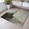 Piper Looms Mayfield Abstract AMF1071 Khaki Machine Washable Area Rug Scatter Lifestyle Image Feature