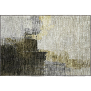 Piper Looms Mayfield Abstract AMF1071 Khaki Machine Washable Area Rug Scatter Main Image