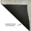 Piper Looms Mayfield Abstract AMF1071 Taupe Machine Washable Area Rug Backing Image