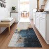 Piper Looms Mayfield Abstract AMF1071 Taupe Machine Washable Area Rug Runner Lifestyle Image Feature