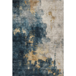 Piper Looms Mayfield Abstract AMF1072 Blue Machine Washable Area Rug main image
