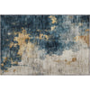 Piper Looms Mayfield Abstract AMF1072 Blue Machine Washable Area Rug Scatter Main Image