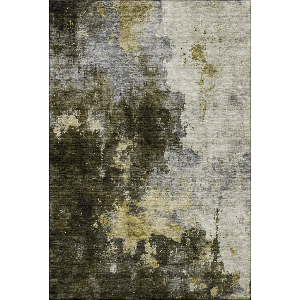Piper Looms Mayfield Abstract AMF1072 Brown Machine Washable Area Rug main image