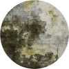 Piper Looms Mayfield Abstract AMF1072 Brown Machine Washable Area Rug Round Main Image
