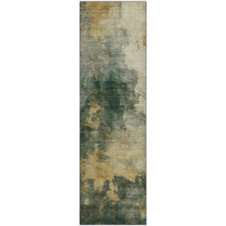 Piper Looms Mayfield Abstract AMF1072 Fern Machine Washable Area Rug Runner Main Image